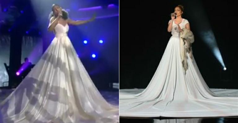 Participante do ‘The Voice’ copia look de Jennifer Lopez e internautas não perdoam