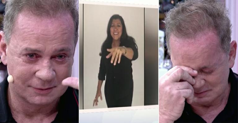 Na TV, Luiz Fernando Guimarães chora com depoimento de Regina Casé
