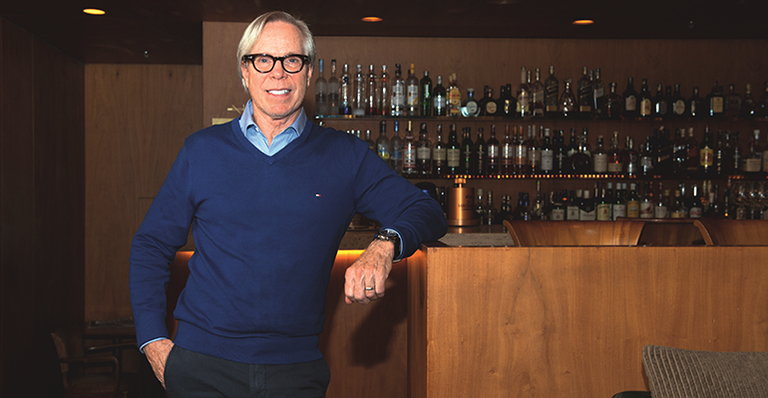 Arte e a moda do estilista Tommy Hilfiger