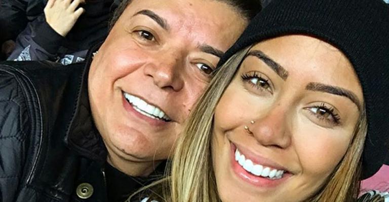 David Brazil e Rafaella Santos assistem ao jogo de Neymar