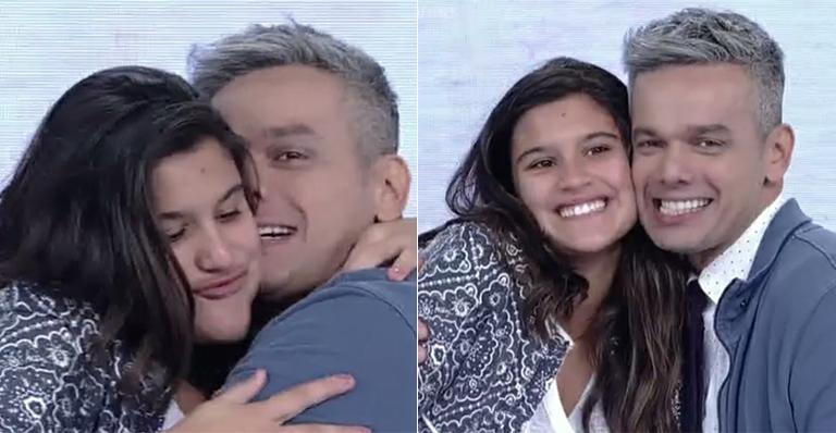 Giulia Costa invade o ‘Vídeo Show’ e brinca: ‘Perdi a chave de casa’
