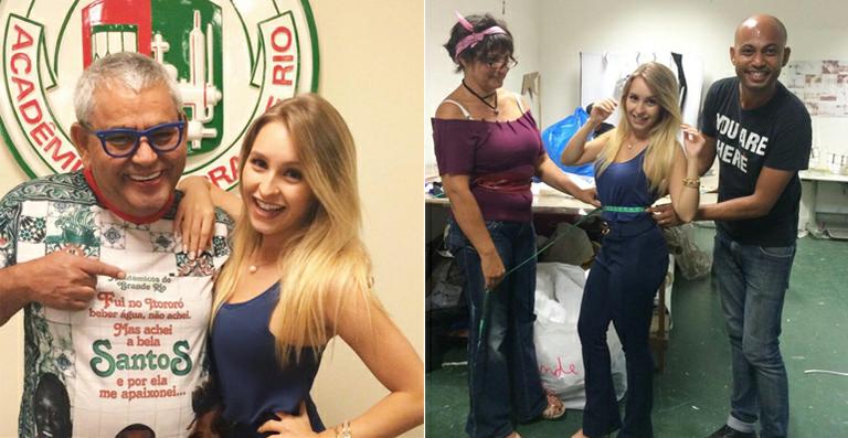 Carla Diaz se prepara para o carnaval de 2016