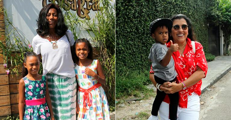 Gloria Maria reúne amigos para celebrar aniversário em dobro das filhas Laura e Maria