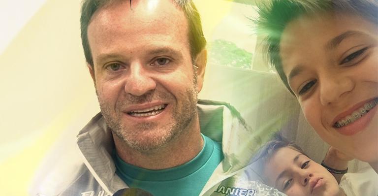 Rubinho Barrichello comenta a paixão dos filhos pela velocidade