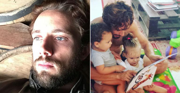 Rafael Cardoso aparece com a herdeira e o afilhado, filho de Igor Rickli