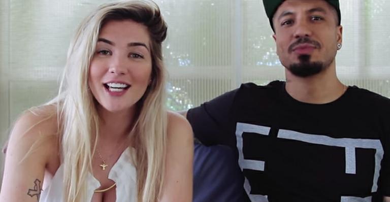 Aline Gotschalg e Fernando Medeiros anunciam o nome do filho