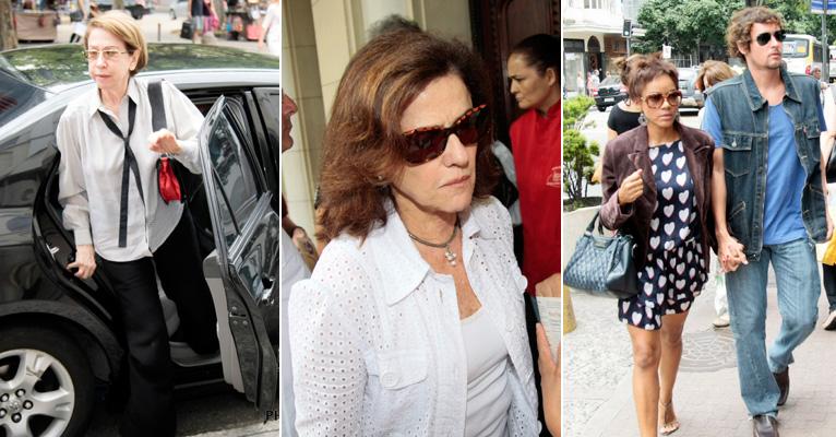 Fernanda Montenegro, Marieta Severo e famosos comparecem à missa de sétimo dia de Marília Pêra