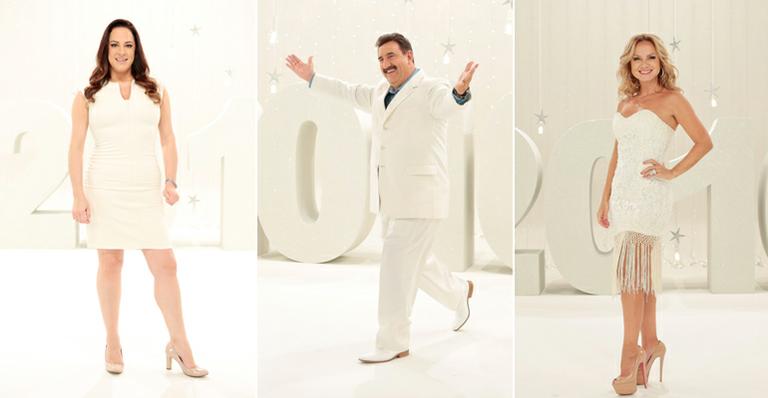 Estrelas do SBT festejam chegada de 2016 e gravam vinheta de final de ano