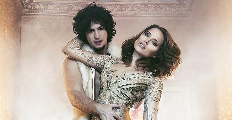 Letícia Colin e Gabriel Leone posam para calendário Hemório 2016