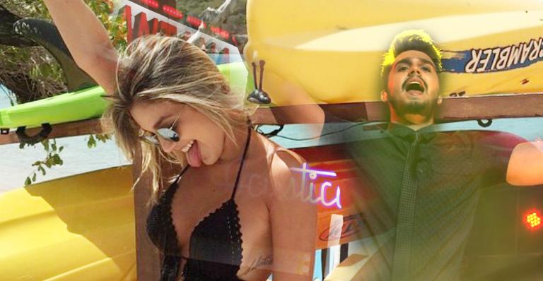 Luan Santana comenta o sucesso de sua irmã na web
