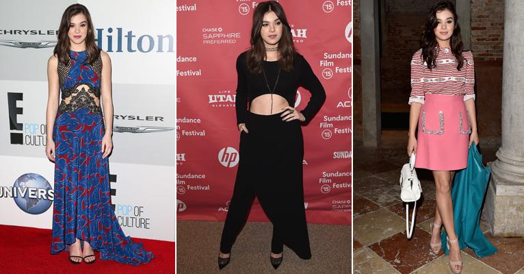 Com apenas 19 anos, Hailee Steinfeld é uma das famosas mais elegantes de 2015; veja 42 looks dela neste ano