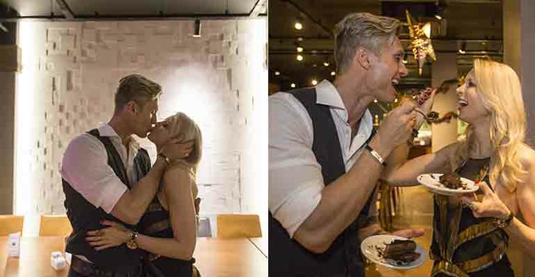 André Segatti comemora aniversário da esposa, Louise Nagel