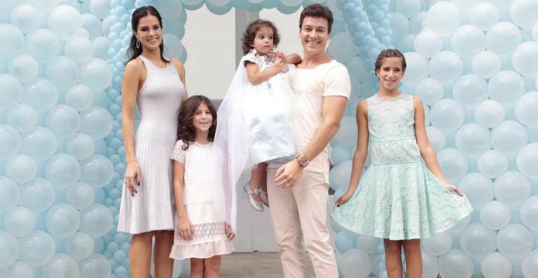 Rodrigo Faro comemora o aniversário de 3 anos da caçula, Helena