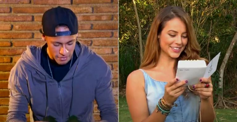 Paolla Oliveira é surpreendida e ganha brinco de brilhantes de Neymar