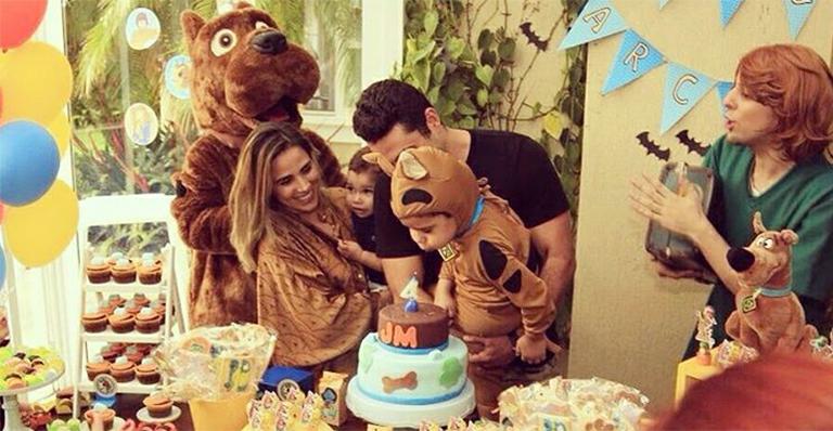 Filho de Wanessa e Marcos Buaiz vira Scooby-Doo em seu aniversário de 4 aninhos