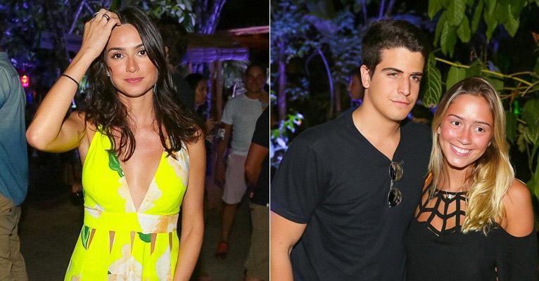 Thaila Ayala, Enzo Celulari e famosos curtem festa em Trancoso