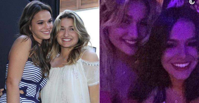 Sasha Meneghel e Bruna Marquezine: balada no Caribe