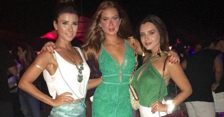 Paula Fernandes, Marina Ruy Barbosa e Giovanna Lancellotti curtem Fernando de Noronha juntas