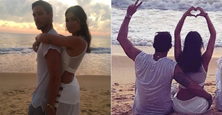 Thaila Ayala e Adam Senn: romance em Trancoso
