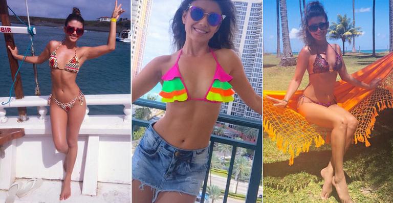 Inspire-se nos biquínis de Paula Fernandes para o verão