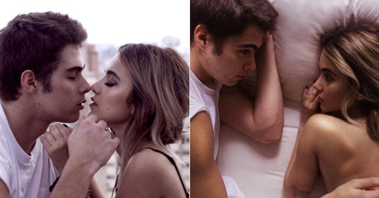 Manu Gavassi e Rafael Vitti trocam beijos quentes em novo clipe da cantora