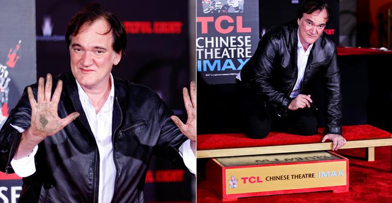 Quentin Tarantino recebe homenagem no Chinese Theatre
