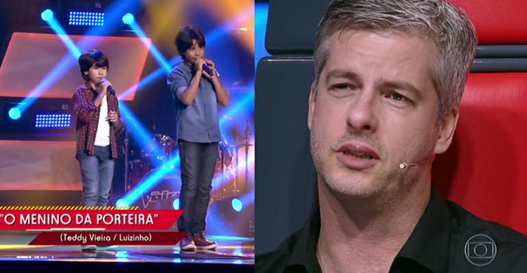 Dupla de irmãos canta no ‘The Voice Kids’ e leva Victor às lágrimas