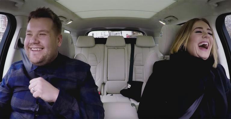 Vídeo: Adele canta Spice Girls e rap de Nicki Minaj em carro