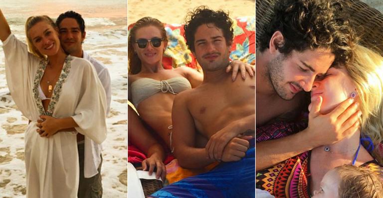 Fiorella Mattheis e Alexandre Pato curtem férias na Bahia