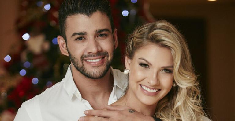 Gusttavo Lima grava clipe com sua mulher, Andressa Suita