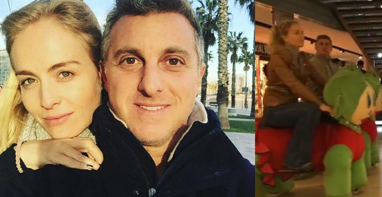 Luciano Huck se diverte nas férias com Angélica