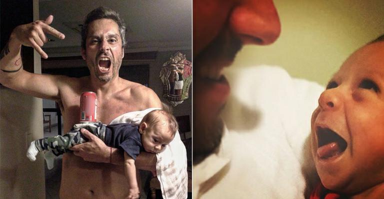 Alexandre Nero: fotos divertidas com o pequeno Noá