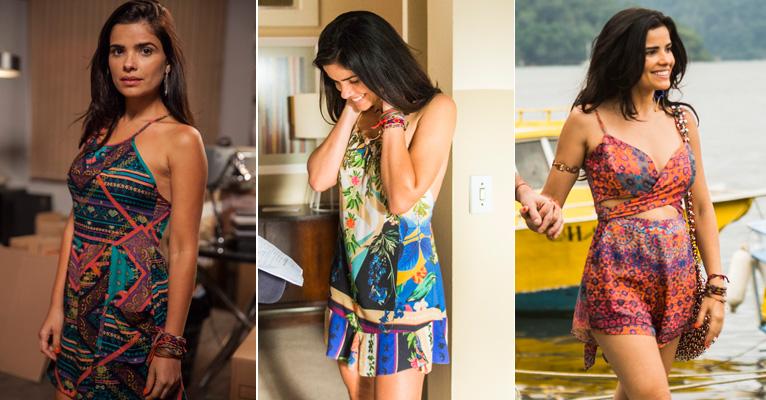 Veja 24 vestidos e macaquinhos leves de Tóia, de A Regra do Jogo, para usar no Carnaval