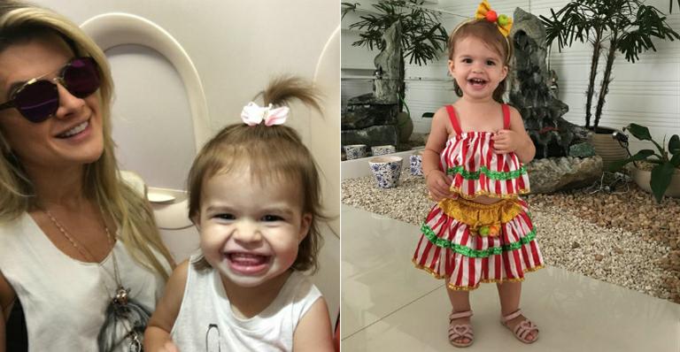 Mirella Santos mostra a filha, Valentina, fantasiada para o Carnaval