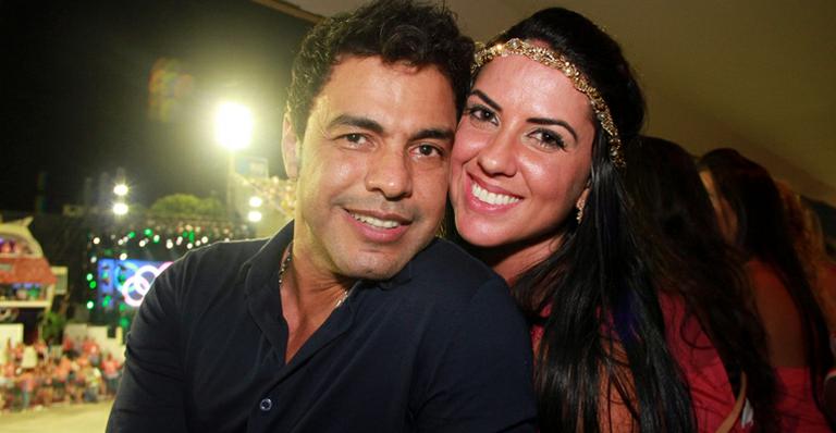 Após rumores de briga, Zezé Di Camargo e Graciele Lacerda curtem desfiles no Rio