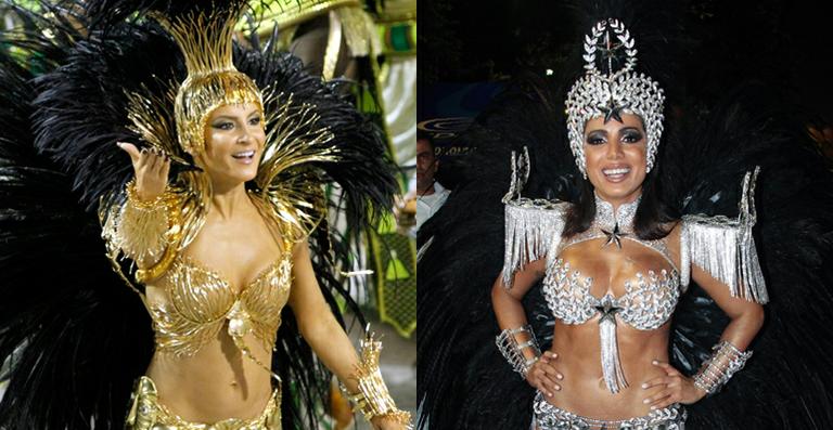 Claudia Leitte e Anitta são as divas da Mocidade, no Rio