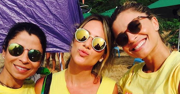 Grazi Massafera, Anna Lima e Giovanna Ewbank aproveitam Carnaval em Fernando de Noronha
