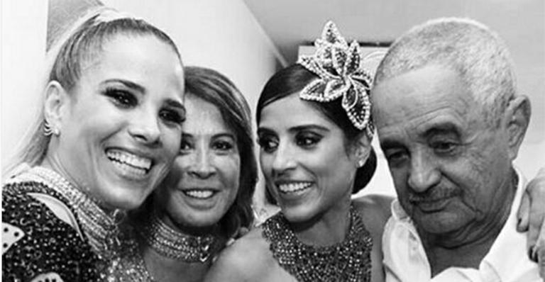 Wanessa posa em família após desfile na Sapucaí: ‘Inesquecível’
