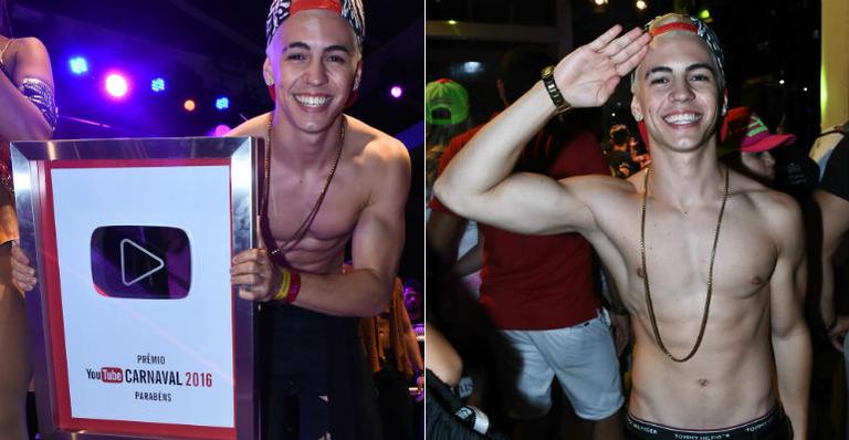 Em Salvador, cantor Biel ganha Prêmio Youtube Carnaval 2016