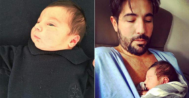 Jéssica Costa mostra nova foto do filho: “A cara do meu papai”