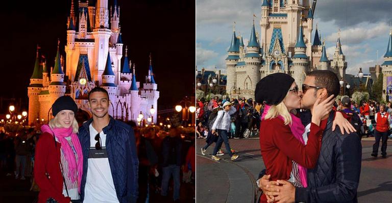 Sophia Abrahão e Sérgio Malheiros curtem viagem à Disney