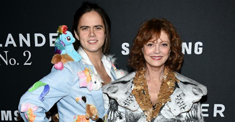 Filho de Susan Sarandon usa look excêntrico na première de ‘Zoolander 2’
