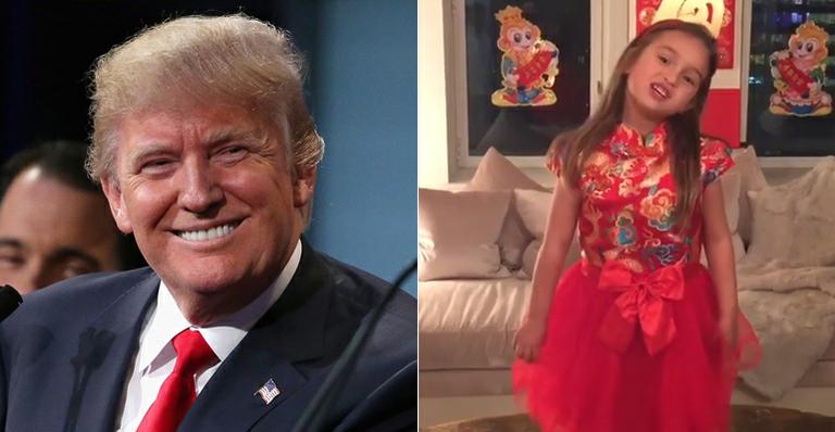 Neta do magnata Donald Trump dá boas vindas ao ano novo chinês em vídeo