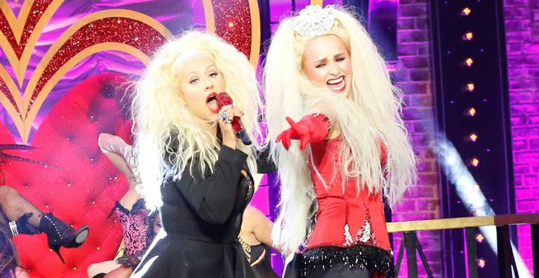 Christina Aguilera revive ‘Lady Marmalade’ ao lado de Hayden Panettiere