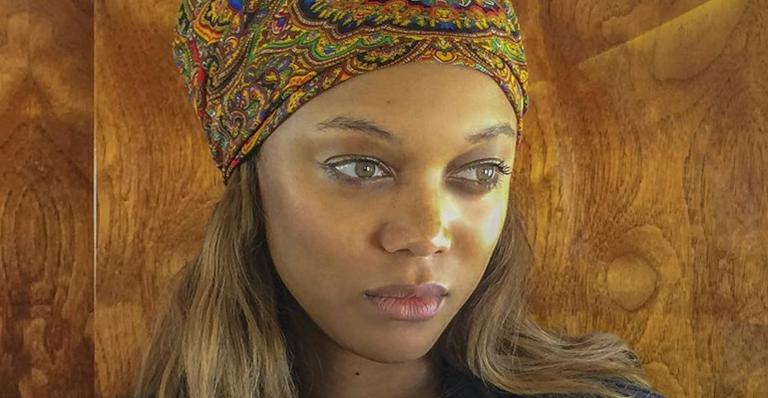 Tyra Banks apresenta York, seu filho recém-nascido
