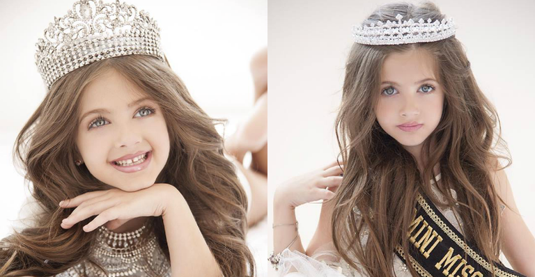 Giovanna Alparone, Mini Miss Rio de Janeiro, é eleita o rosto mais belo do Brasil