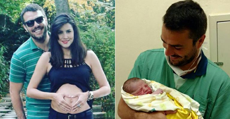 Daniel Saullo apresenta Antônio, seu segundo filho com Mariana Felício