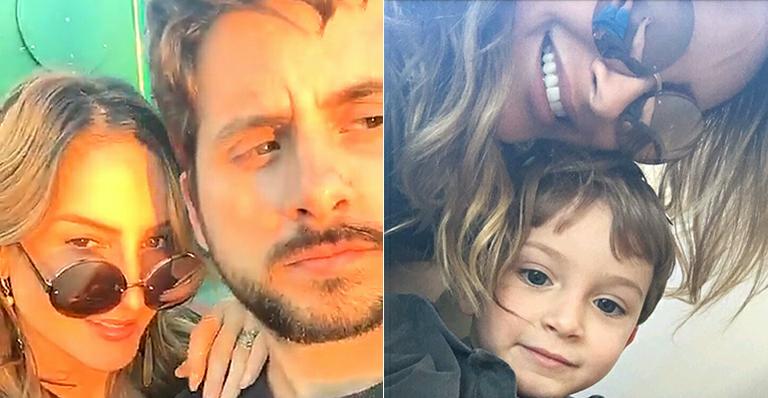 Após brilhar no carnaval, Claudia Leitte viaja para encontrar os filhos e o maridão