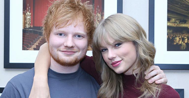 Taylor Swift dá parabéns para Ed Sheeran e relata momento marcante entre os dois
