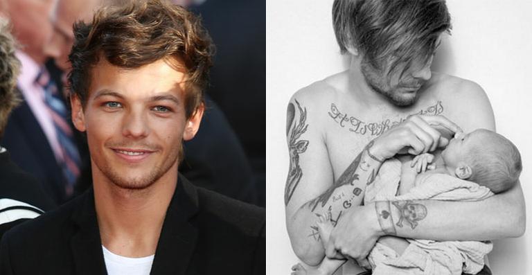 Louis Tomlinson aparece com o filho em nova foto
